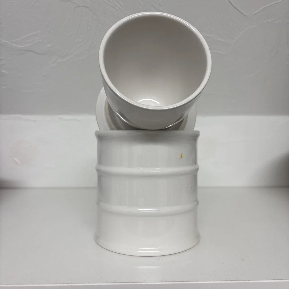 Martha Stewart Collection Butter Keeper‎ Butter Bell White Ceramic